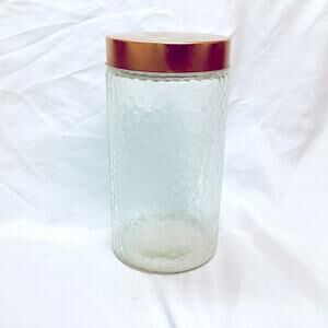 Glass Storage Jar w/ Lid